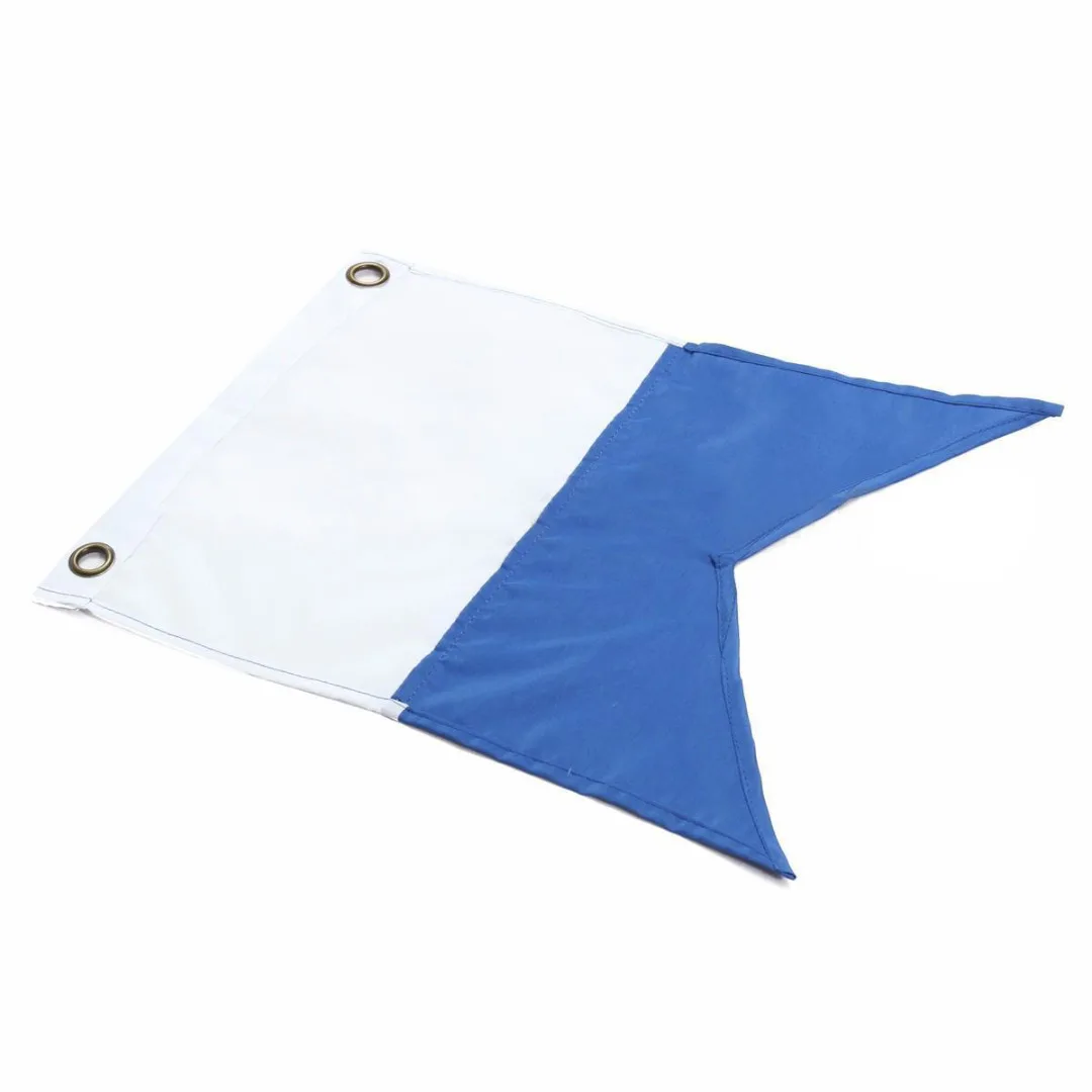 Mayitr 35x30 سنتيمتر الغوص قارب العلم كبيرة علامة الدولي العالمي الغوص قارب العائمة العلم مع الحلقات المعدنية اكسسوارات