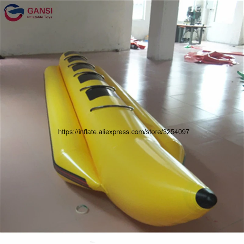 5 persons durable towable fly fish boat,ocean rider inflatable flying fish banana boat for adults