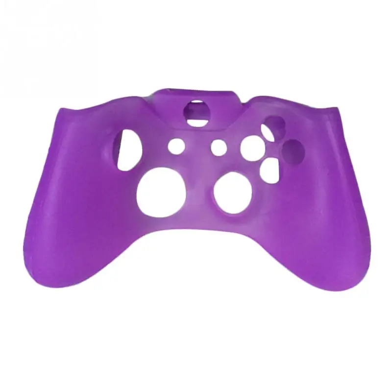 Высокое качество силиконовый игровой коврик Обложка протектор для xbox ONE геймпад чехол - Цвет: purple