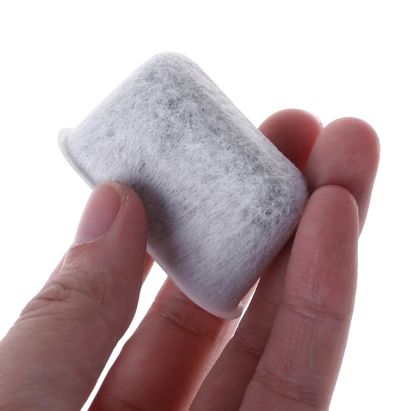 Marca 6 piezas máquina de café filtro de carbón activado no tejido de bambú carbón agua núcleo cocina cafetera Accesorios