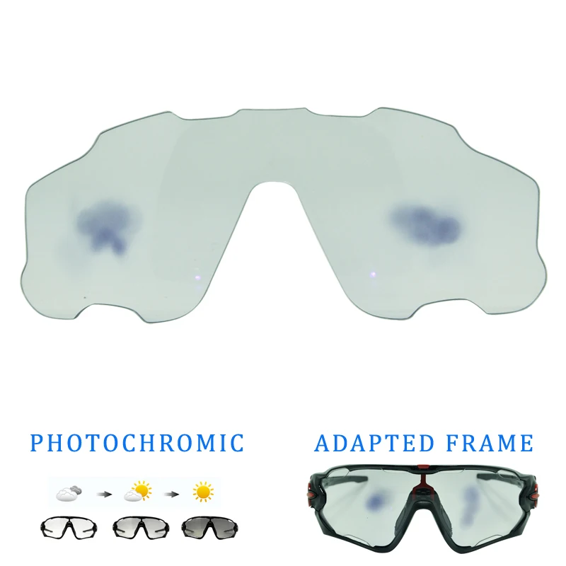 1PC Photochromic lens for cycling sun glasses color changing lens under