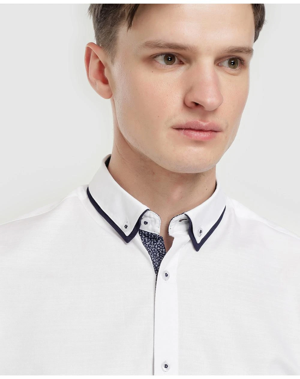 Camisa de hombre Fórmula Joven slim blanca|Camisetas| - AliExpress