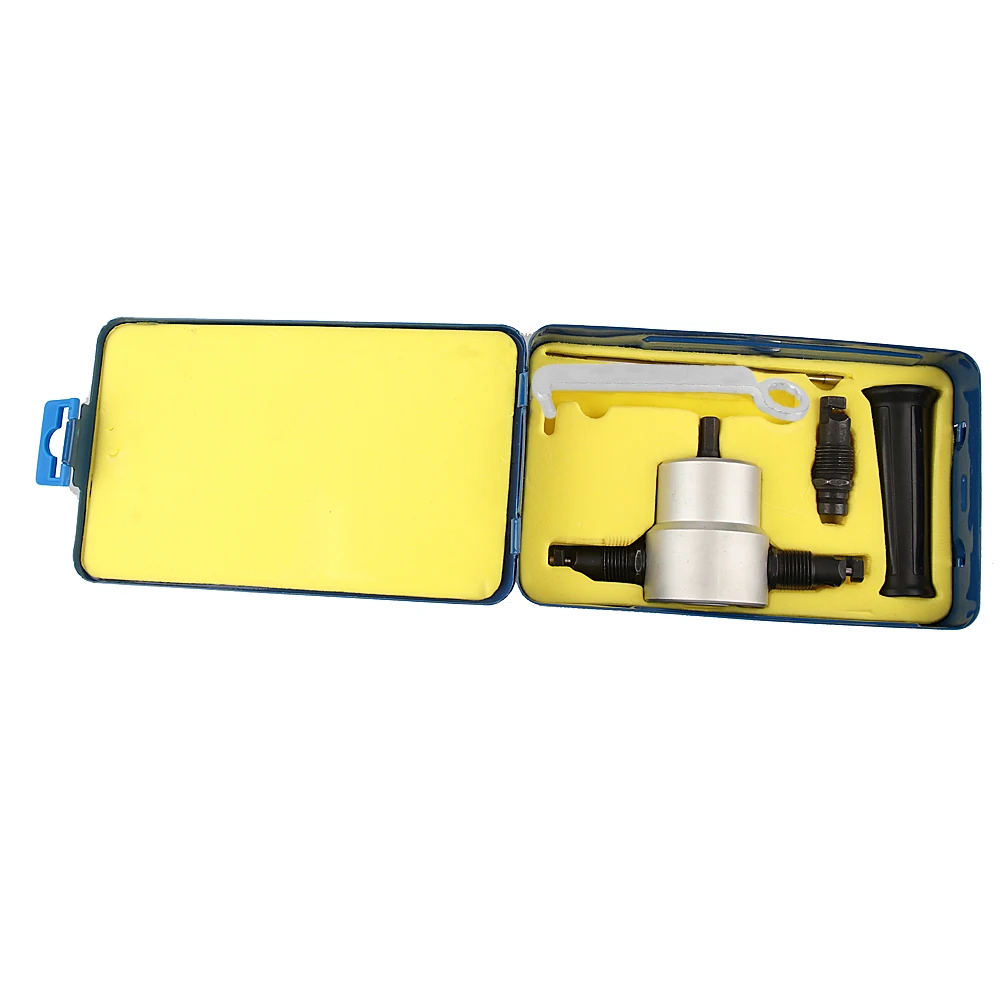 Cena Rozdzierak Nibble podwójna głowica blachy do cięcia metalu przecinarka narzędzie wiertarka załącznik darmowe narzędzie tnące elektronarzędzia Accessaries