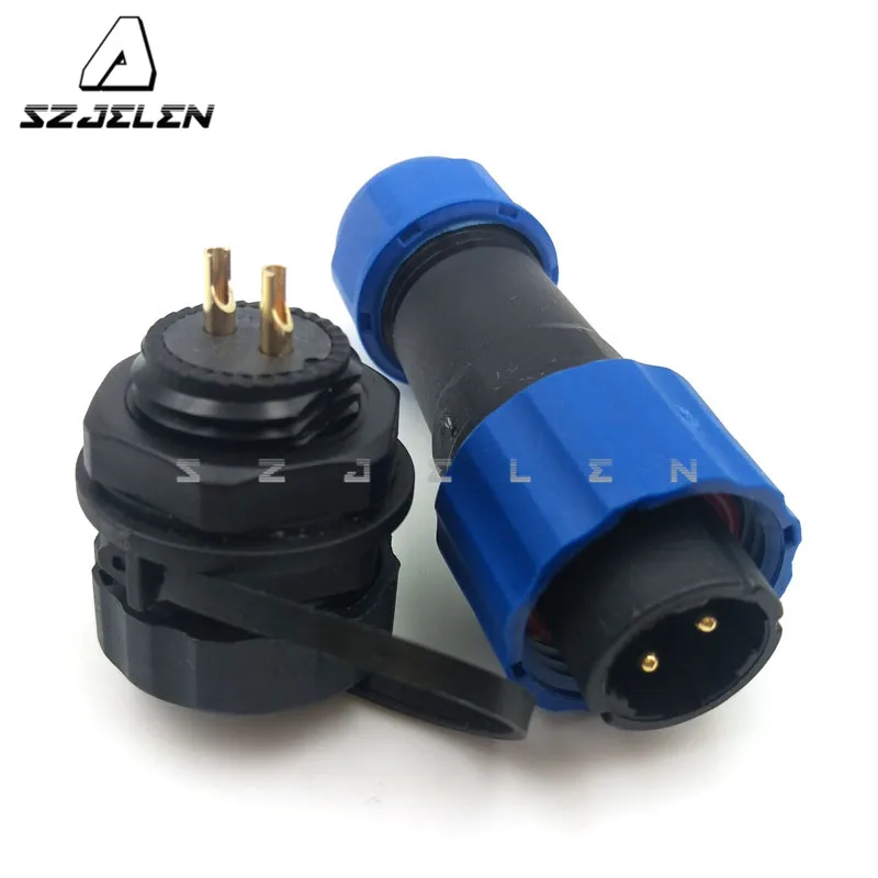 

SD16TP-ZM ,IP67 2 Pin waterproof and dustproof aviation connector, LED Outdoor installation connector plugs and sockets 2 pin