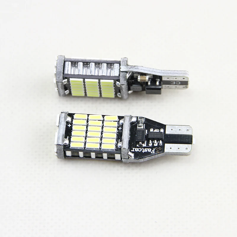 2x T15 Led W16W Автомобильные светодиодные 912 921 лампы заднего хода для Toyota Corolla Yaris RAV-4 Highlander Auris Camry Prius Sienna