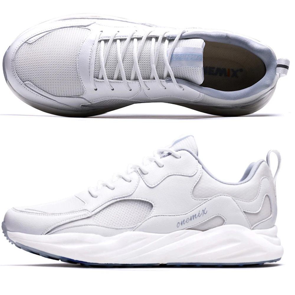 ONEMIX Women Casual Shoes Men Running Shoes Soft High Rebound Outsole Breathable Mesh Trail Trainers Outdoor Sport Sneakers