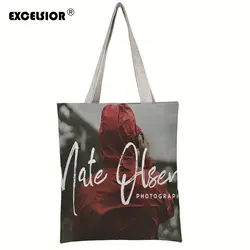 Excelsior Новый & Hot! 2017 модная повседневная сумка через плечо сумка печатных Женская сумочка холст женщины сумки через плечо BOLSOS