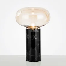 Американский светодиодный стеклянный Настольный светильник, лофт, спальня, прикроватная настольная лампа, гостиная, для чтения, простой Настольный светильник, домашний декор, прихожая