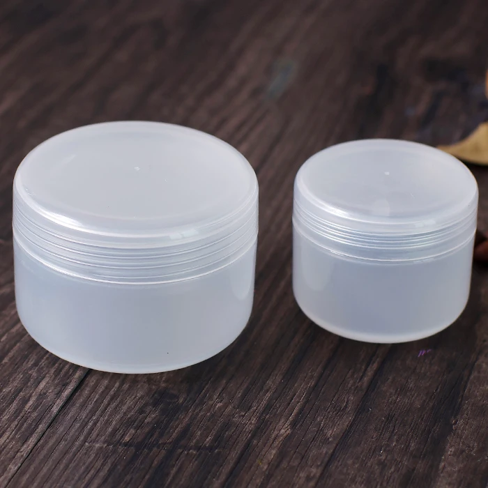 

10pcs 20g 50g 100g Refillable Bottles Plastic Empty Makeup Jar Pot Travel Face Cream/Lotion/Cosmetic Container White Colors
