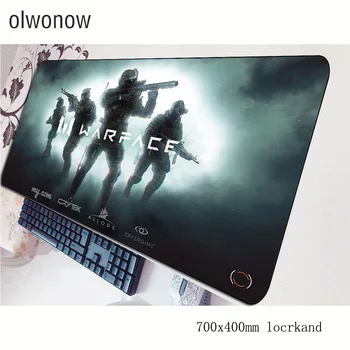 

warface mouse pad thick Computer mat 70x40cm gaming mousepad large locked edge padmouse keyboard games pc gamer desk