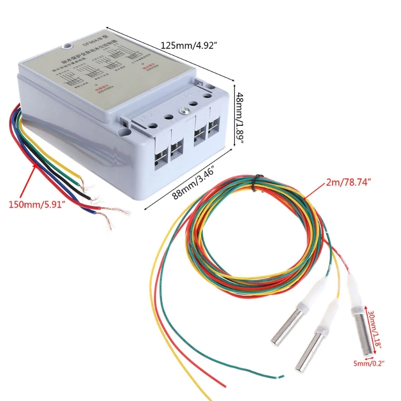 DF96A/B автоматический регулятор уровня воды насос резервуар жидкостный выключатель 220 В с зондом