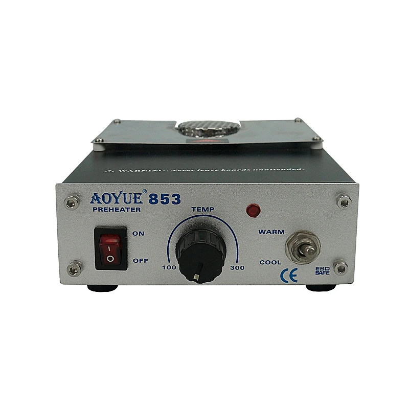 Aoyue 853 ESD Safe компактное термовоздушное подогреватель цифровой дисплей Кнопка