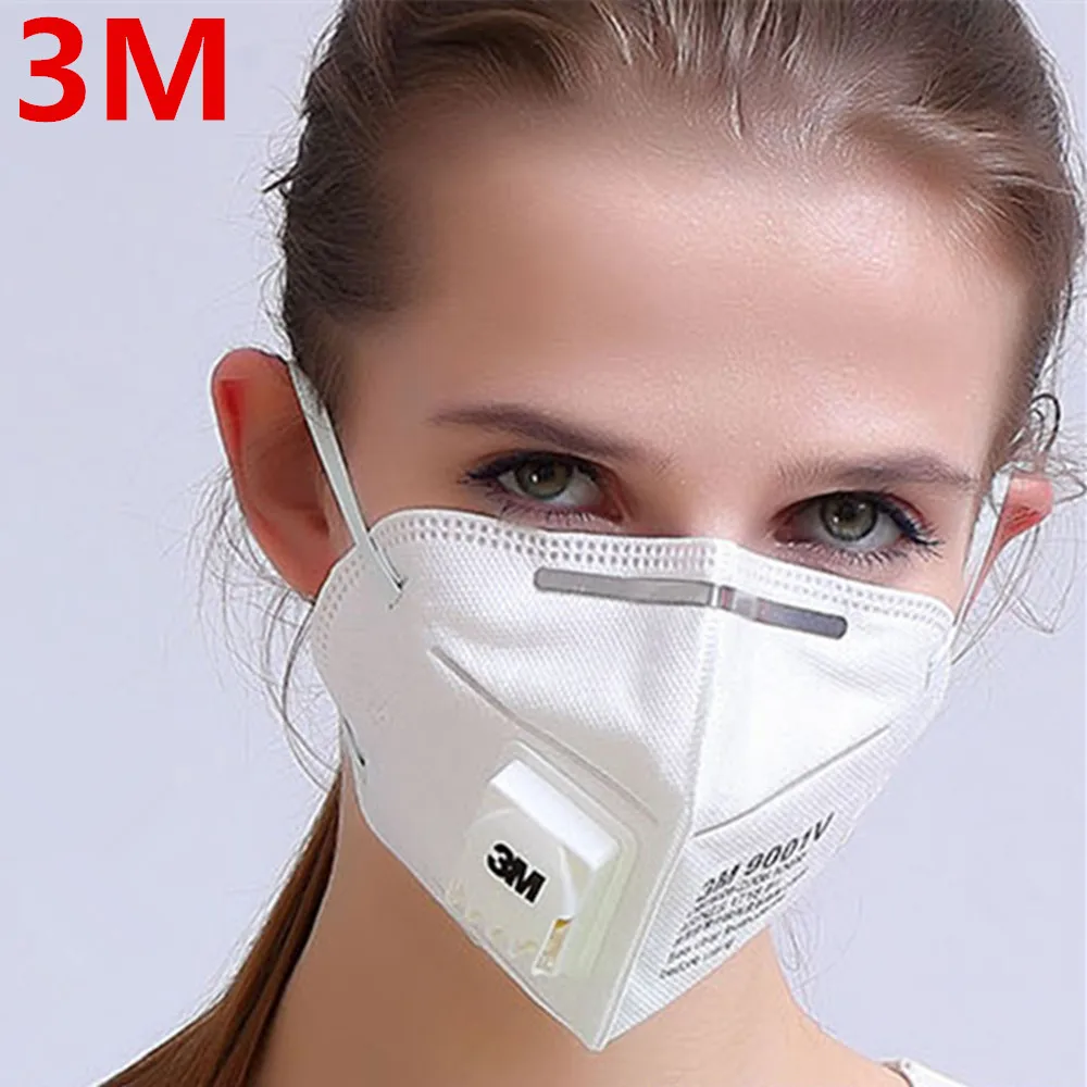 10 шт. 3 м 9001 в KN90 вентиляционные противопылевые маски против пыли PM2.5 промышленная Строительная пыльца дымка газ семейный и профессиональный инструмент защиты площадки