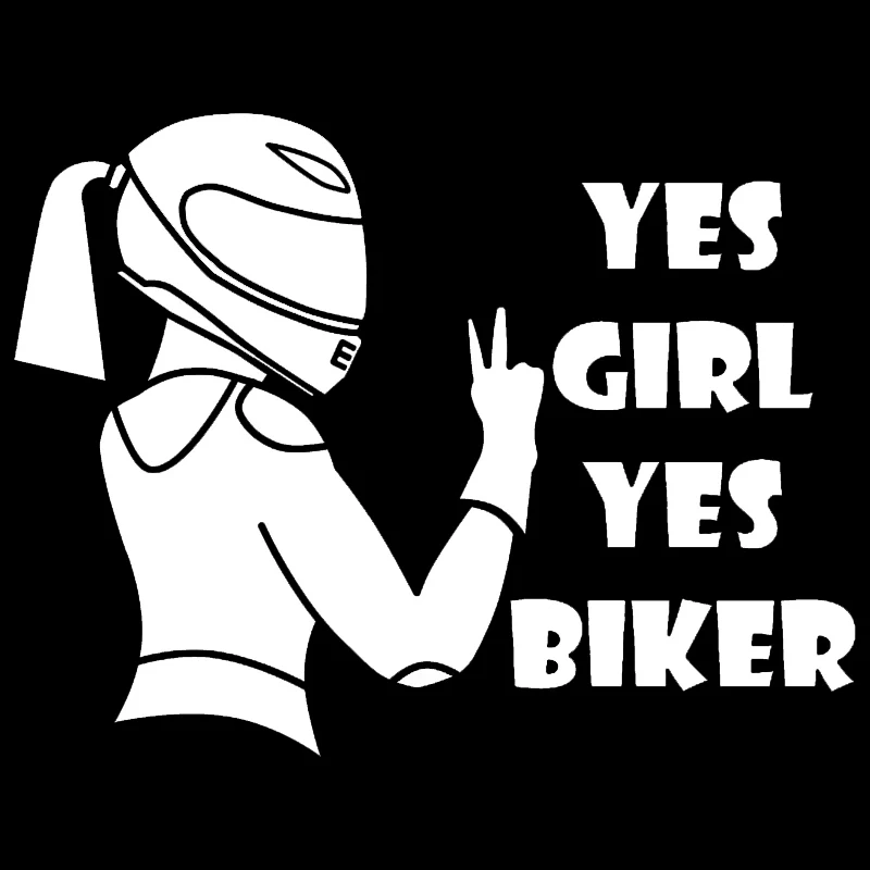 Car-Sticker-3D-15x19-7cm-Yes-girl-yes-biker-On-Car-Stickers-and-Decals-Vinyl-Car (3)