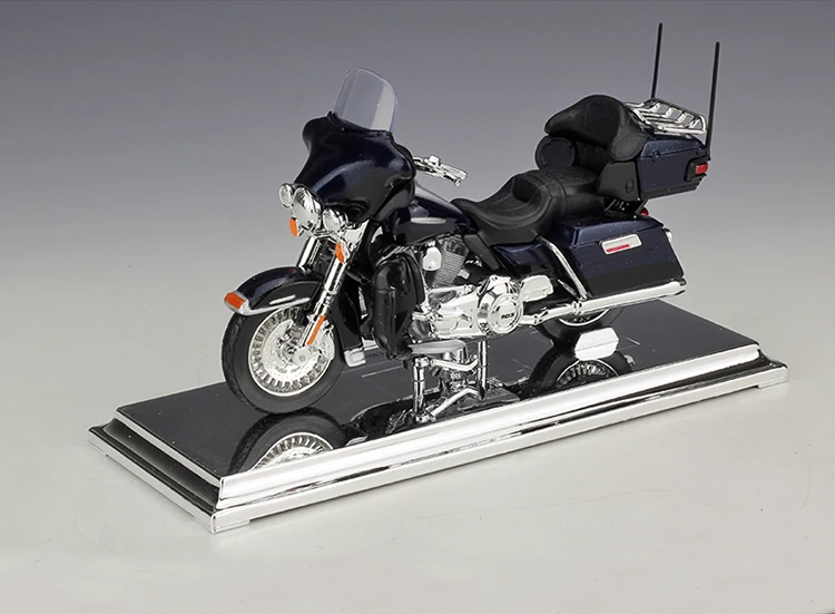 Maisto 1:18 2013 FLHTK ELECTRA GLIDE Ультра ограниченный темно-синий Diecasts модель Коллекция велосипедов с коробкой