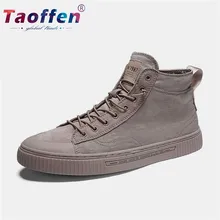 Taoffen/Для мужчин Туфли без каблуков Скейтбординг обувь повседневные кроссовки качели классическая спортивная обувь на платформе; Мужские дышащие Для мужчин обувь размеры 39–44