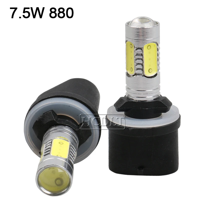HCDLT 2PCS 7.5W High Power LED Fog Lamp Bulb H1 H3 H7 H11 9005 9006 880 881 H27 White Yellow 12V Auto Car Driving LED Lights  (5)