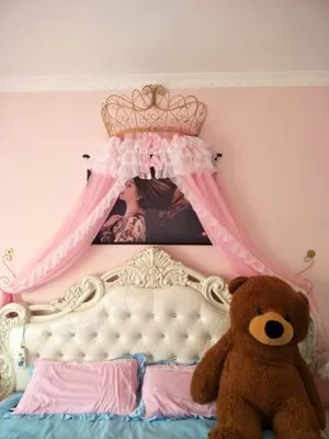 Curtain frame Crown princess mosquito net holder Mosquito net stand with insect - resistant gauze Curtain frame Crown princess mosquito net holder Mosquito net stand with insect - resistant gauze