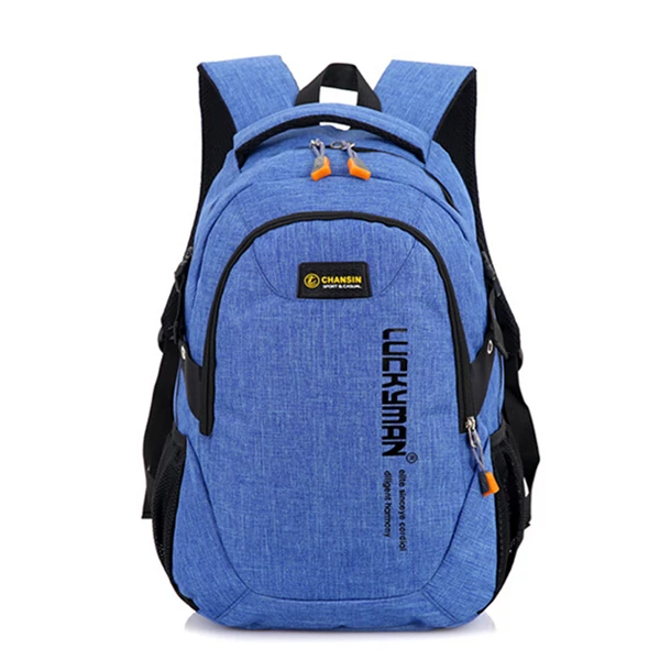 Школьные сумки для подростков, школьный рюкзак для мальчиков и девочек, рюкзак для мужчин и женщин, рабочий дорожный рюкзак для ноутбука Mochila - Color: Sky blue