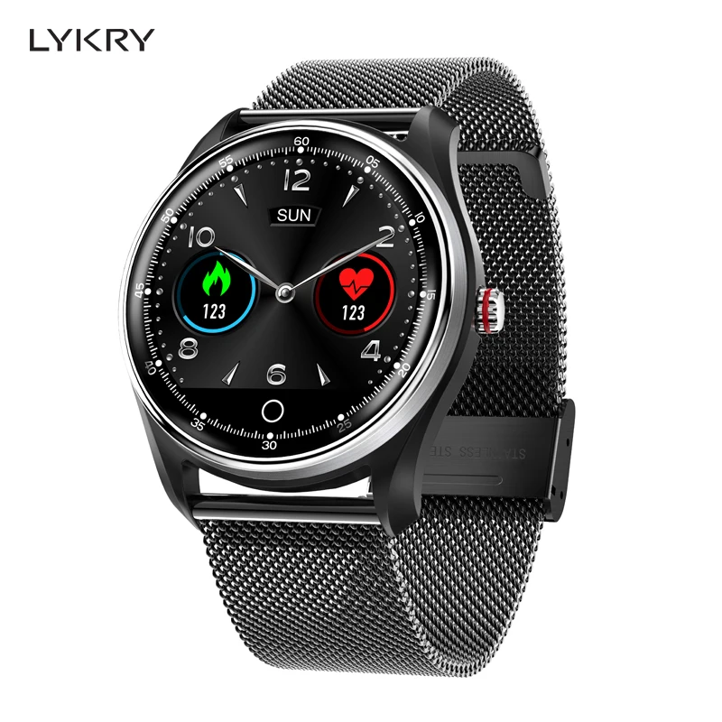 

LYKRY MX9 Smart Watch ECG Heart Rate Monitor IP68 Waterproof Fitness Tracker PPG Smart Bracelet With 8 Languages Manual