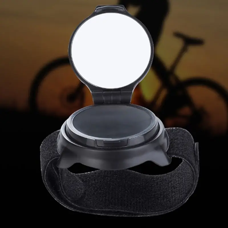 

Bicycle Rearview Mirror With Wrist Strap For 360 Degree Compact And Portable Rotating Mirror