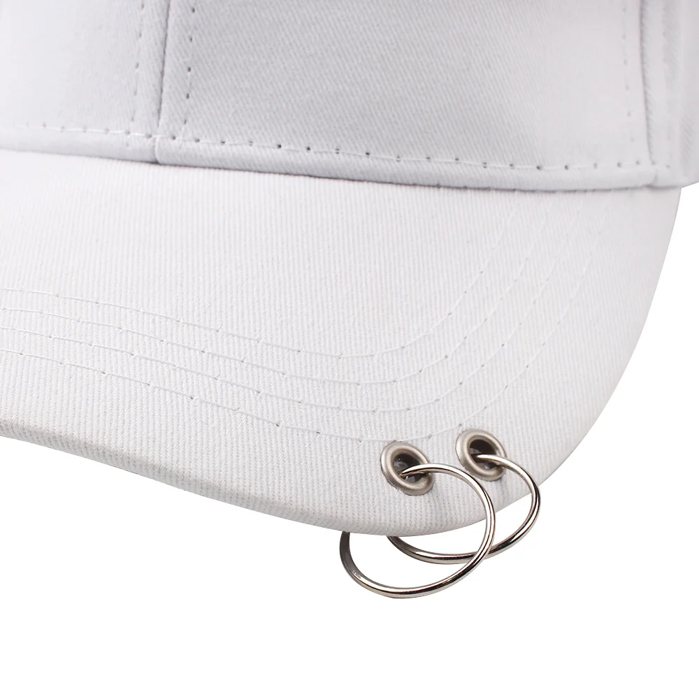 Iron Ring Men's Snapback Hat Black White Baseball Cap For Women Letter V Hip-Hop Baseball Caps Fashion Women Men Snapback Hat  (7)