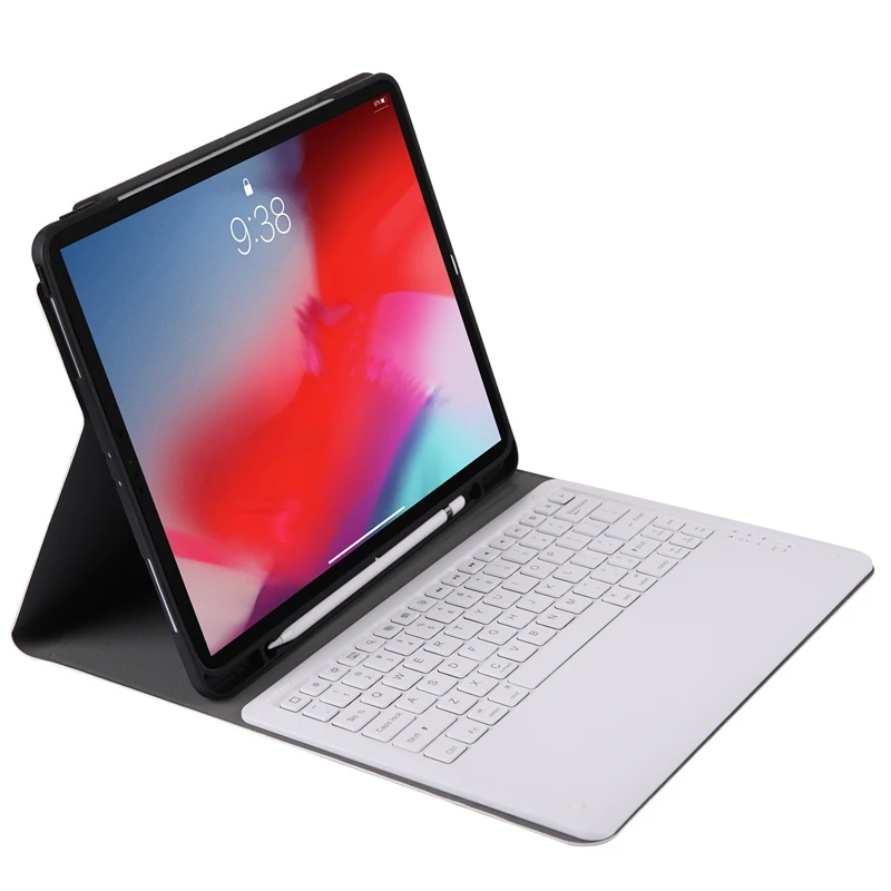 Чехол с клавиатурой для Ipad Pro 12,9-Беспроводная Клавиатура Чехол/крышка [автоматическое Пробуждение/сон] [Apple Pencil Charging Suppor