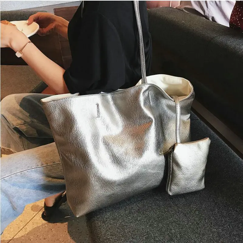 

Women Messenger Bag Women's Casual Tote large Handbags Fashion Brand Shoulder Bags Ladies Totes Simple Trapeze Bucket BGB-17