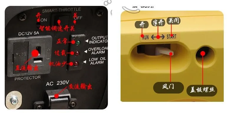 Gerador a Gasolina em Silêncio de Campo ao ar Sopra em Veículo Transporte Rápido Inversor Gerador Kipor Ig2000 Livre Selvagem 2.0kva 1.6kva IG2000 gerador a gasolina Em Silêncio de