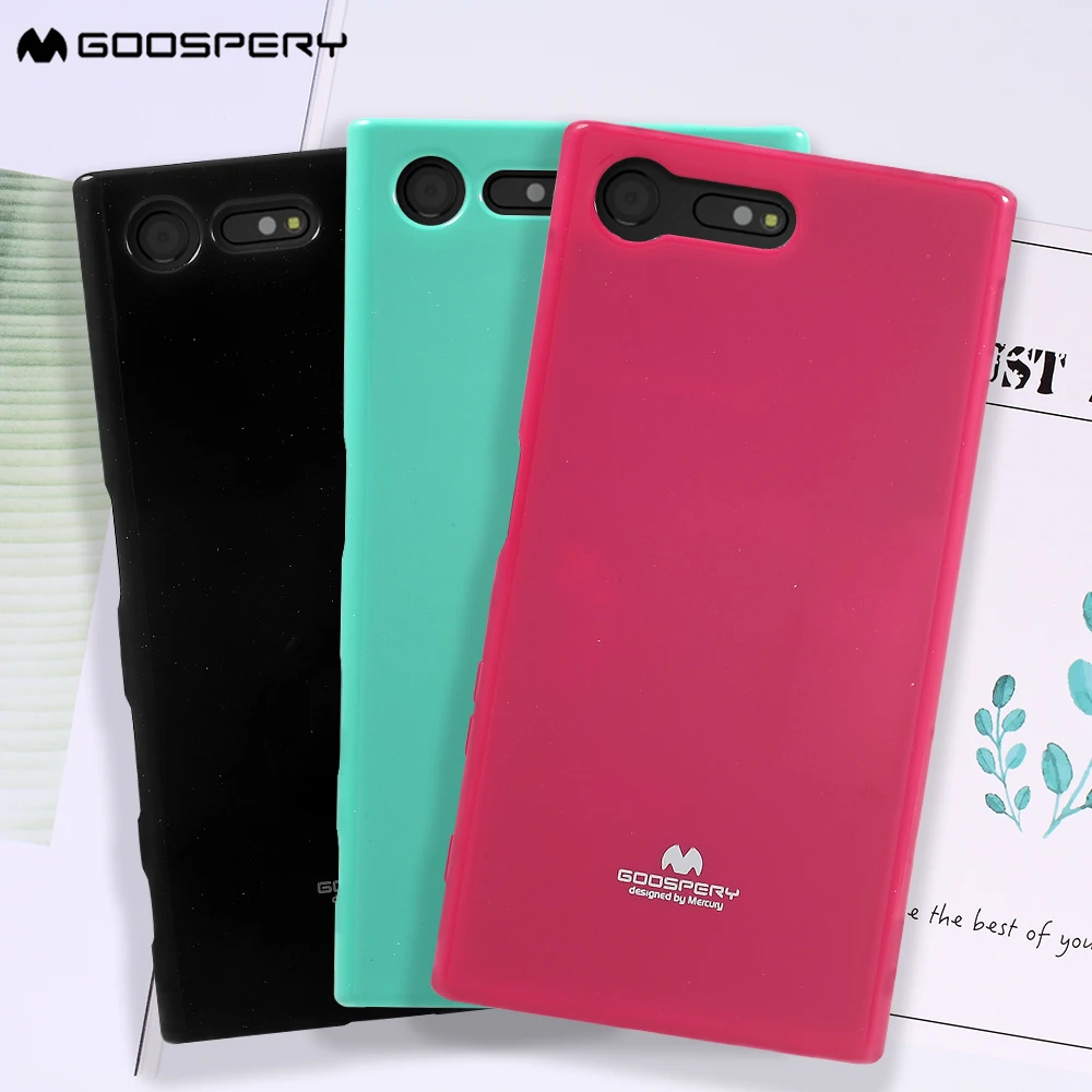 Для sony Xperia X Compact Чехлы для мангала MERCURY GOOSPERY Гель с блестками ТПУ чехол fundas coque |