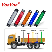 VooVoo автомобильный Светодиодный Боковой габаритный фонарь задний указатель поворота светильник для грузовика прицепа Предупреждение ющий противотуманный парковочный светильник 12 в 24 В VooVoo автомобильный Светодиодный Боковой габаритный фонарь задний указатель поворота светильник для грузовика прицепа Предупреждение ющий противотуманный парковочный светильник 12 в 24 В
