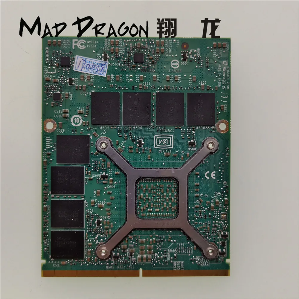 Новая Оригинальная видеокарта для Dell M6800 HP ZBOOK 17 G1 G2 N15E Q5 A2 GPU NVIDIA QUADRO K5100M 8 ГБ GDDR5 MXM III