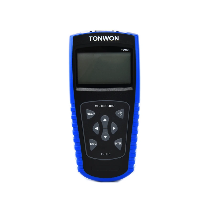 10 шт. TONWON TW60 OBD2 сканирующее устройство работает USA транспортных средств с 1996 сброс кодов неисправности, сброс мониторы по каналам OBDII/EOBD