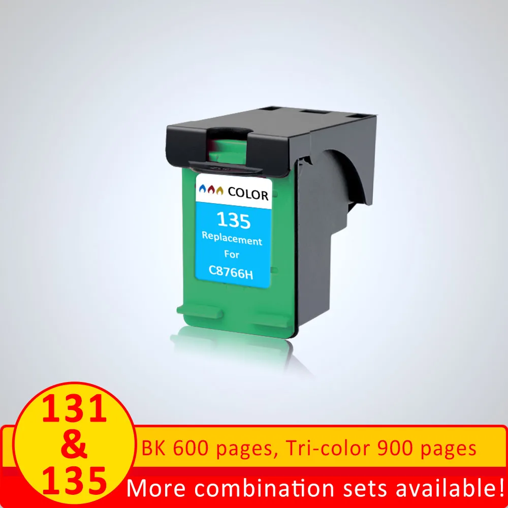 Совместимость с XiangYu чернильные картриджи для HP 131 135 460 5743 5940 6843 6940 Photosmart 2573 2613 |