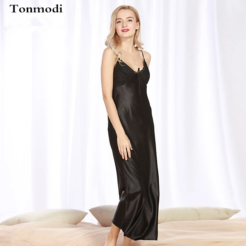 robe de nuit longue satin