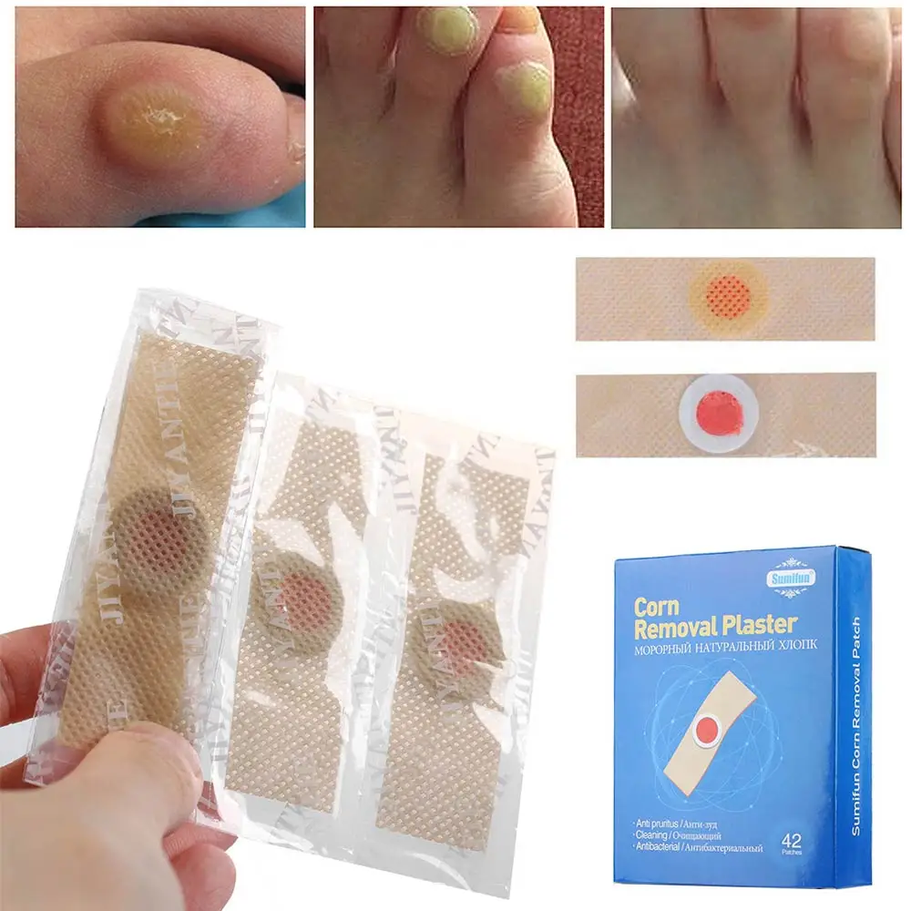 

New Arrival Foot Corn Remover Calluses Plantar Warts Thorn Pain Relief Plaster Foot Care Tool Medical Sticker Toe Protector