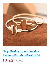 Дизайн супер красивый эластичный жгут из бисера браслет из титановой стали гравировка Фантастический Круглый Шарм женский браслет любовь подарок