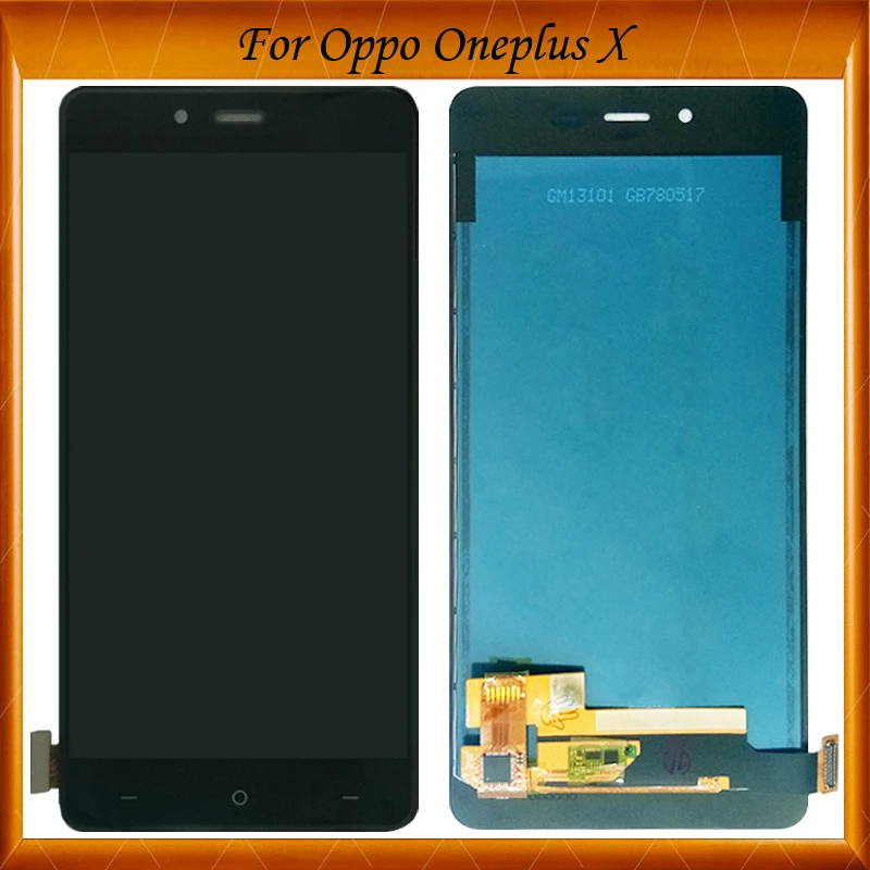 5 0 &quotдля Oneplus X Oled ЖК-дисплей сенсорный экран 100% новый дигитайзер стеклянная