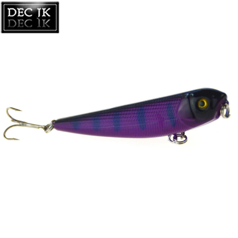 16PCS Popper Hard Plastic Artificial Baits Sets Of Fishing Lure Supplies Jerkbait Poper Swimbait Fish Tackle Laser Bait For Pike (9)