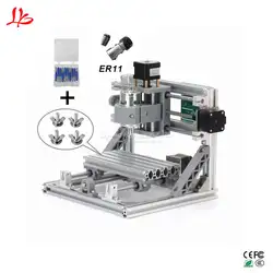 CNC 1610 мини ЧПУ лазерная гравировка машина 3 оси PCB фрезерный станок с контроллер grbl