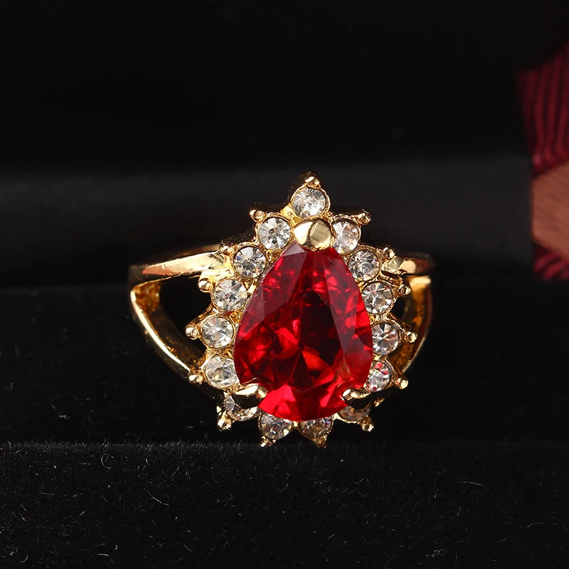

fashion wedding rings for women engagement rings love crystal jewelry YY0316 ABC
