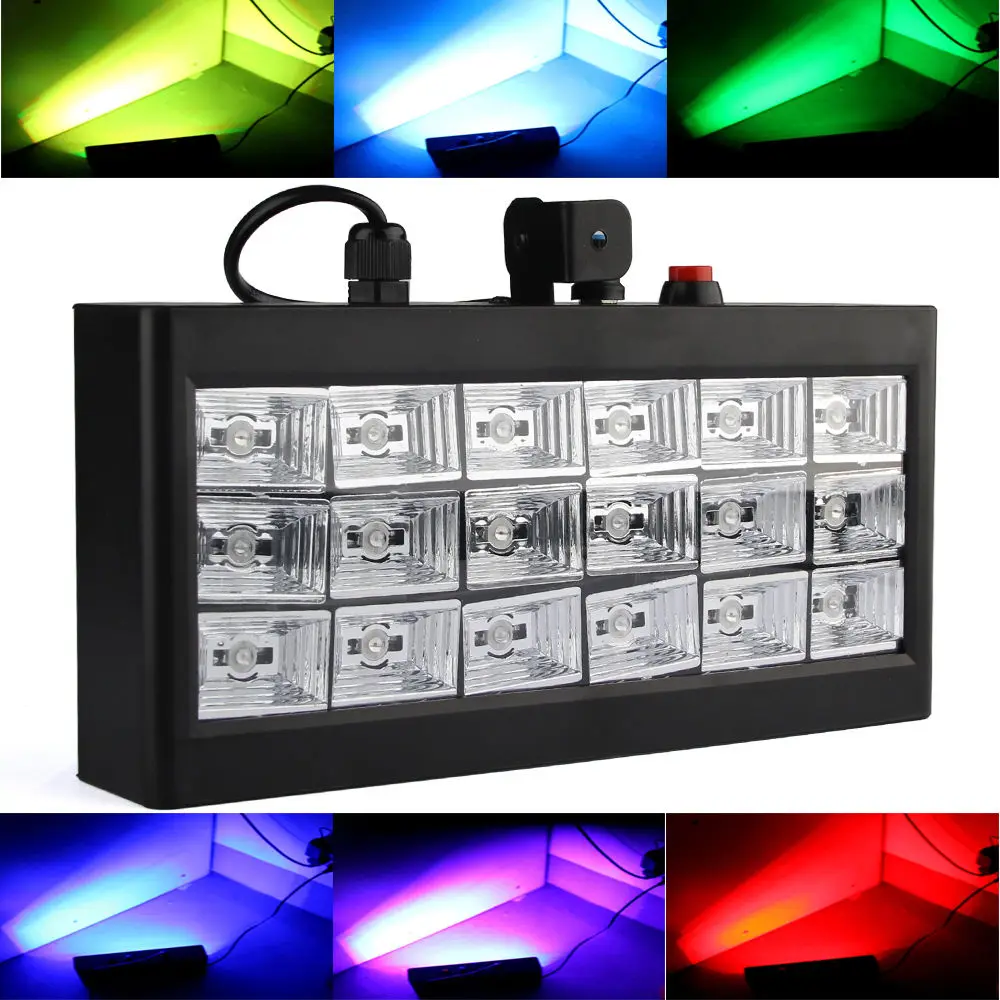 AOBO Lighting Sound Auto Speed adjustable Led Stage DJ Lights 18pcs RGB