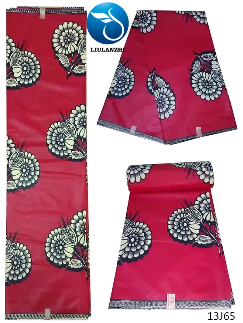 LIULANZHI красная Java восковая ткань 100% хлопок настоящая вощеная Анкара для вечеринки