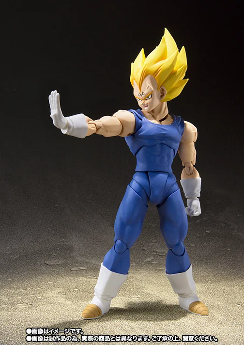 Аниме Dragon Ball Z СВЧ SHFiguarts Супер Saiyan моделирование MaJin Вегета Совместное подвижный ПВХ фигурку Коллекция модель игрушки 15 см