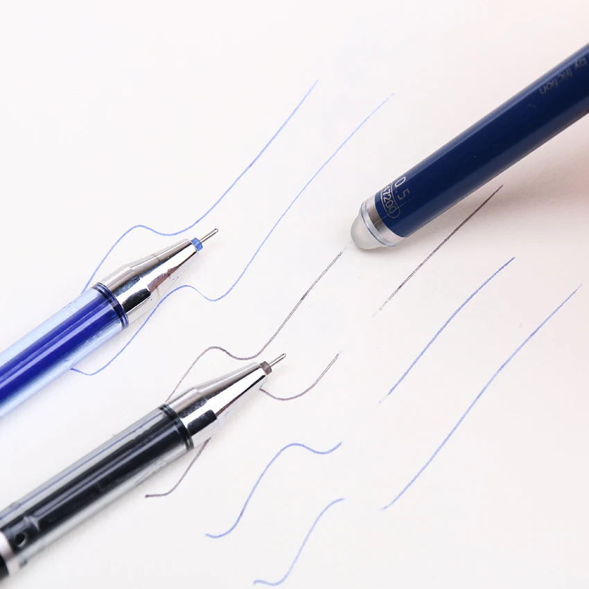 Стираемая ручка для шлифовки фрикционных температур стираемая ручка 0,5 мм Игла полная для студентов канцелярские принадлежности ручка