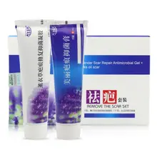 30 г Лаванда субстанция от угревой сыпи удаления шрамов Гель Крем Набор травяные операции ожога ремонт кожи мазь укрепляющая выцветание пятна косметика