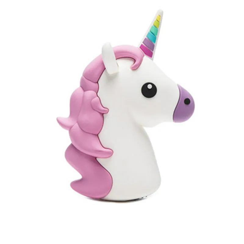 POOP Power Bnak 2600mah Funny Cute Emoji Unicorn Shaped