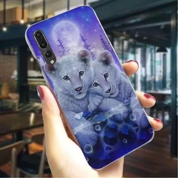 

Hard Case for Huawei Honor Y6 Animal Tiger Cover for Nova 3 Cover Prime 6A 10 8 9 Lite 7A Pro 7X 7C Nova 3i Back Skin Slim