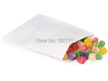 

1000 White Kraft Paper Bags, 4 X 6 Inches , free shipping