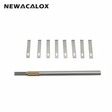 NEWACALOX 11PCS Alloy Art Knife Precision Blades Leather Carving Pen Sculpture Engraving Tools Wood PCB Films Scalpel Razor